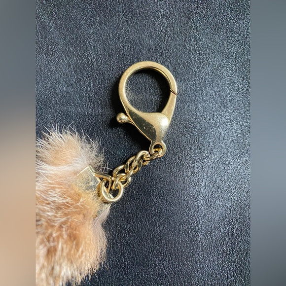 Bobcat Tail Keychain with Gold Clasp - Picture 5 of 6